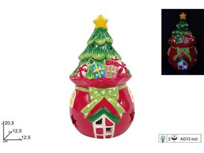 SACCO CON ALBERO E REGALI CON LUCE