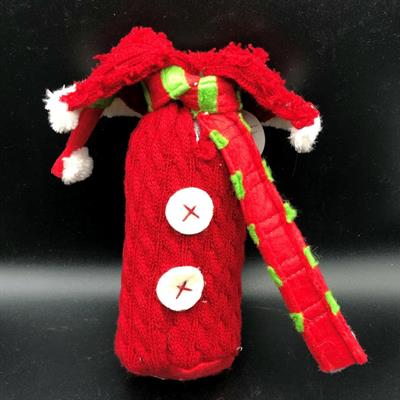 PORTABOTTIGLIA VESTITO NATALE  .m