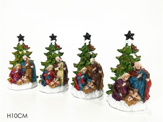 ALBERO C/NATIVITA' 10cm.. .
