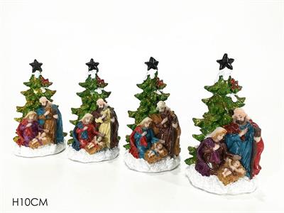 ALBERO C/NATIVITA' 10cm.. .