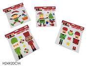 GEL STICKERS NATALE C/PERSONAGGIO