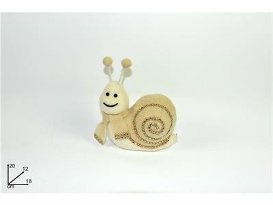 LUMACA TESSUTO BEIGE C/STRASS .m
