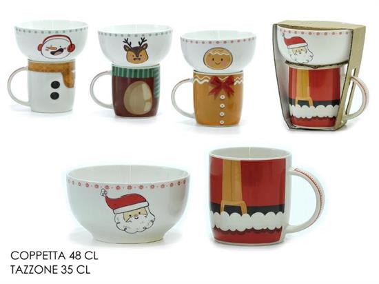 TAZZA NATALE C/COPPETTA
