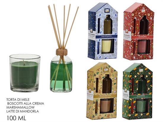 DIFFUSORE C/CANDELA NATALE ASS.