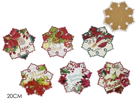 SOTTOPENTOLA NATALE 20x20cm