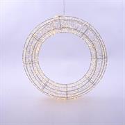 CORONA ORO METALLO 48cm C/1440 LUCI