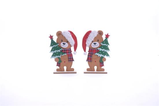 DECORAZIONE ORSETTO IN PANNOLENCI 26cm