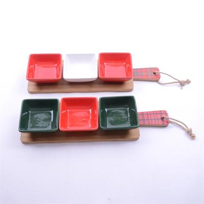 SET APERITIVO BASE IN BAMBU' C/4 CIOTOLE