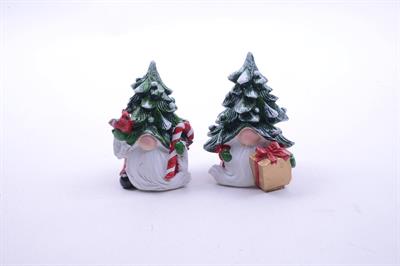BABBO NATALE RESINA 10cm ASS.