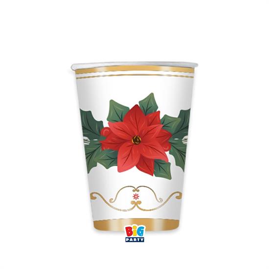 PARTY BICCHIERI NATALE GLAM 6pz