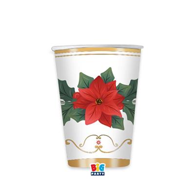 PARTY BICCHIERI NATALE GLAM 6pz