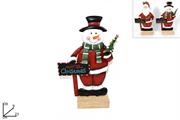 BABBO NATALE 39cm C/LAVAGNA