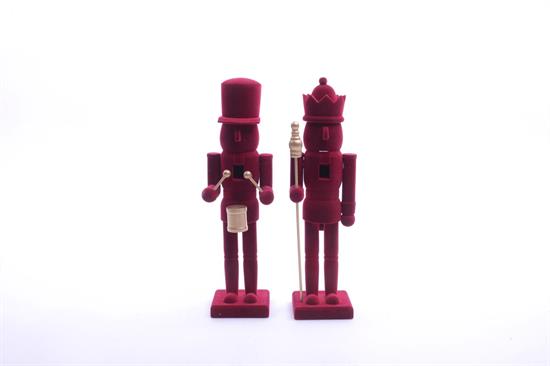 SOLDATINO FLOCCATO BORDEAUX 36cm