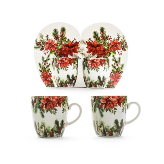 TAZZINE NATALE PORCELLANA ASS. IN BOX REGALO