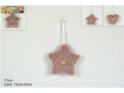 APPENDINO STELLA CUORE ROSA 11cm