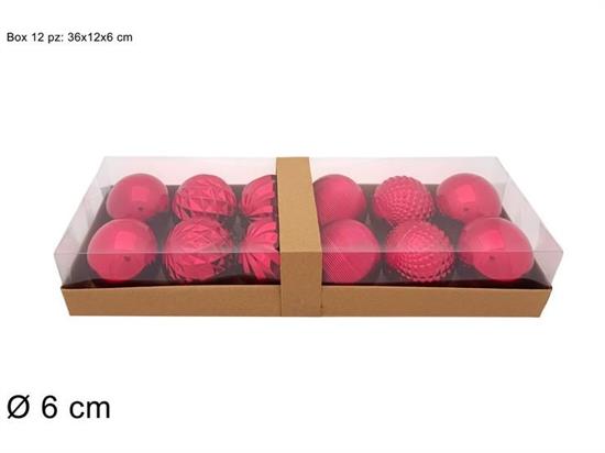 PALLE ROSSE 6cm 12pz