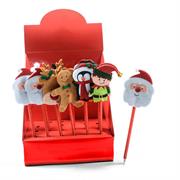 PENNA NATALE C/DECORAZIONE FELTRO ASS.