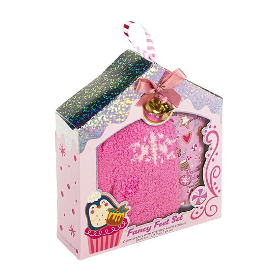 LOZIONE + CALZINI NATALE ROSA