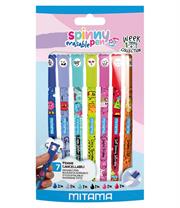 PENNE CANCELLABILI 7pz SPINNY 0.7 ass. MITAMA