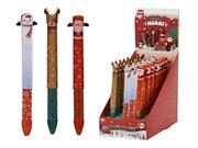 PENNA NATALE CON PERSONAGGIO ASS.