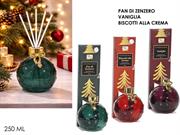 DIFFUSORE NATALE PALLA 250ml ASS.