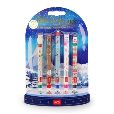 PENNE MINI CANCELLABILI 5pz LEGAMI - DREAM PEAKS limited edition