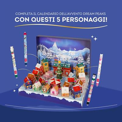 PENNE MINI CANCELLABILI 5pz LEGAMI - DREAM PEAKS limited edition