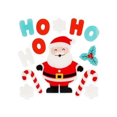 ADESIVI IN GEL PER FINESTRA LEGAMI - BABBO NATALE
