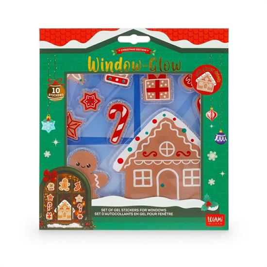 ADESIVI IN GEL PER FINESTRA LEGAMI - GINGERBREAD