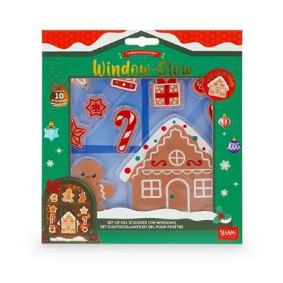 ADESIVI IN GEL PER FINESTRA LEGAMI - GINGERBREAD