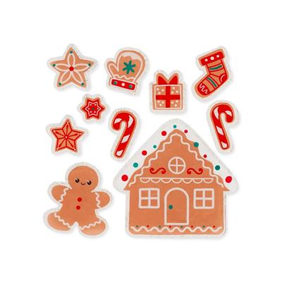 ADESIVI IN GEL PER FINESTRA LEGAMI - GINGERBREAD