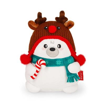 PELUCHE SUPER CUTE LEGAMI - POLAR BEAR NATALE