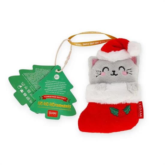 HO-HO-HORNAMENTS KITTY - DECORAZIONE NATALIZIA PELUCHE LEGAMI