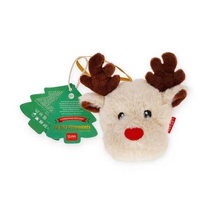 HO-HO-HORNAMENTS REINDEER - DECORAZIONE NATALIZIA PELUCHE LEGAMI