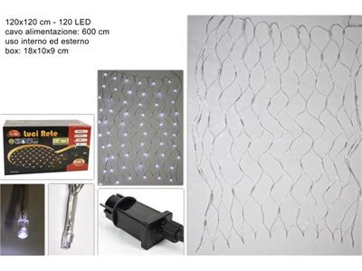 RETE 120 LED BIANCO 120x120cm ESTERNO/INTERNO