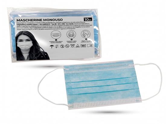 MASCHERINE CHIRURGICHE 10pz