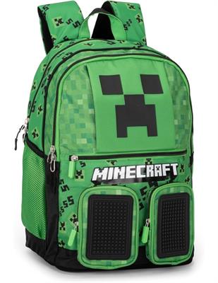 ZAINO MINECRAFT PIXEL ORGANIZZATO