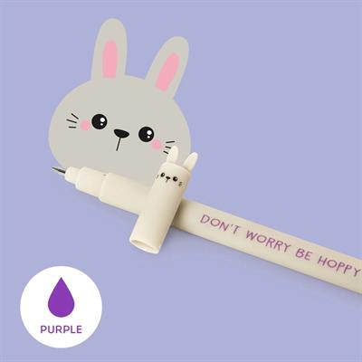 PENNA CANCELLABILE LEGAMI - BUNNY - ink viola