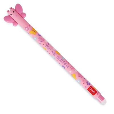PENNA CANCELLABILE LEGAMI - BUTTERFLY - ink rosa