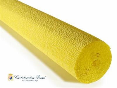 CARTA CRESPA 180gr GIALLO LIMONE 50x250